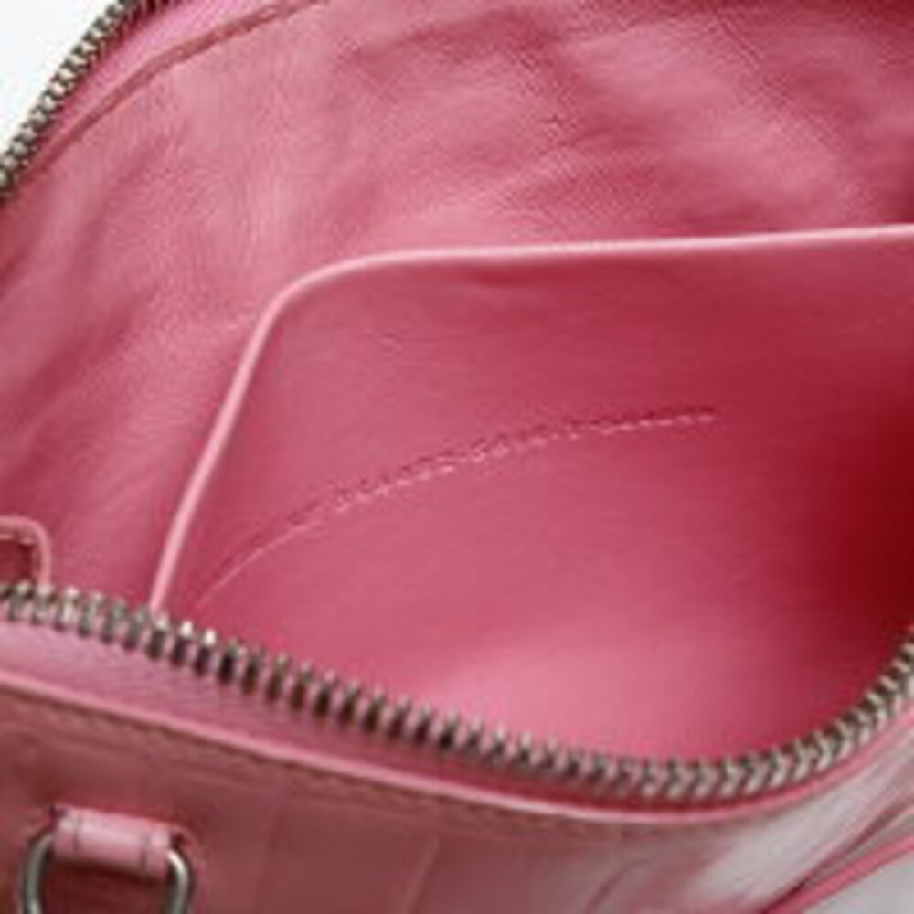 Balenciaga Neo City Shoulder Bag Embossed Leather Pink - Picture 11 of 13